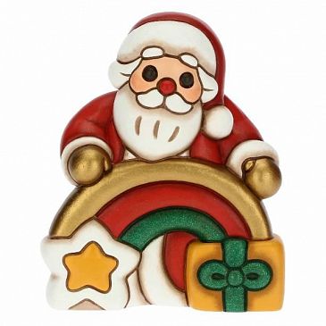 Babbo Natale con arcobaleno